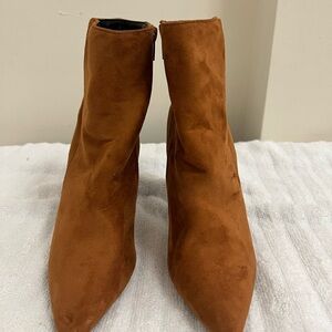 Fashion Nova Chic Brown Ankle Booties